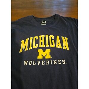 MICHIGAN WOLVERINES Mens Long Sleeve T Shirt Size 2XL By Pro Edge